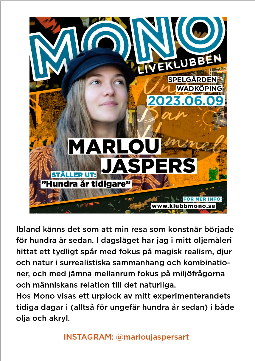 Klubb mono Örebro Wadköping Spelgården