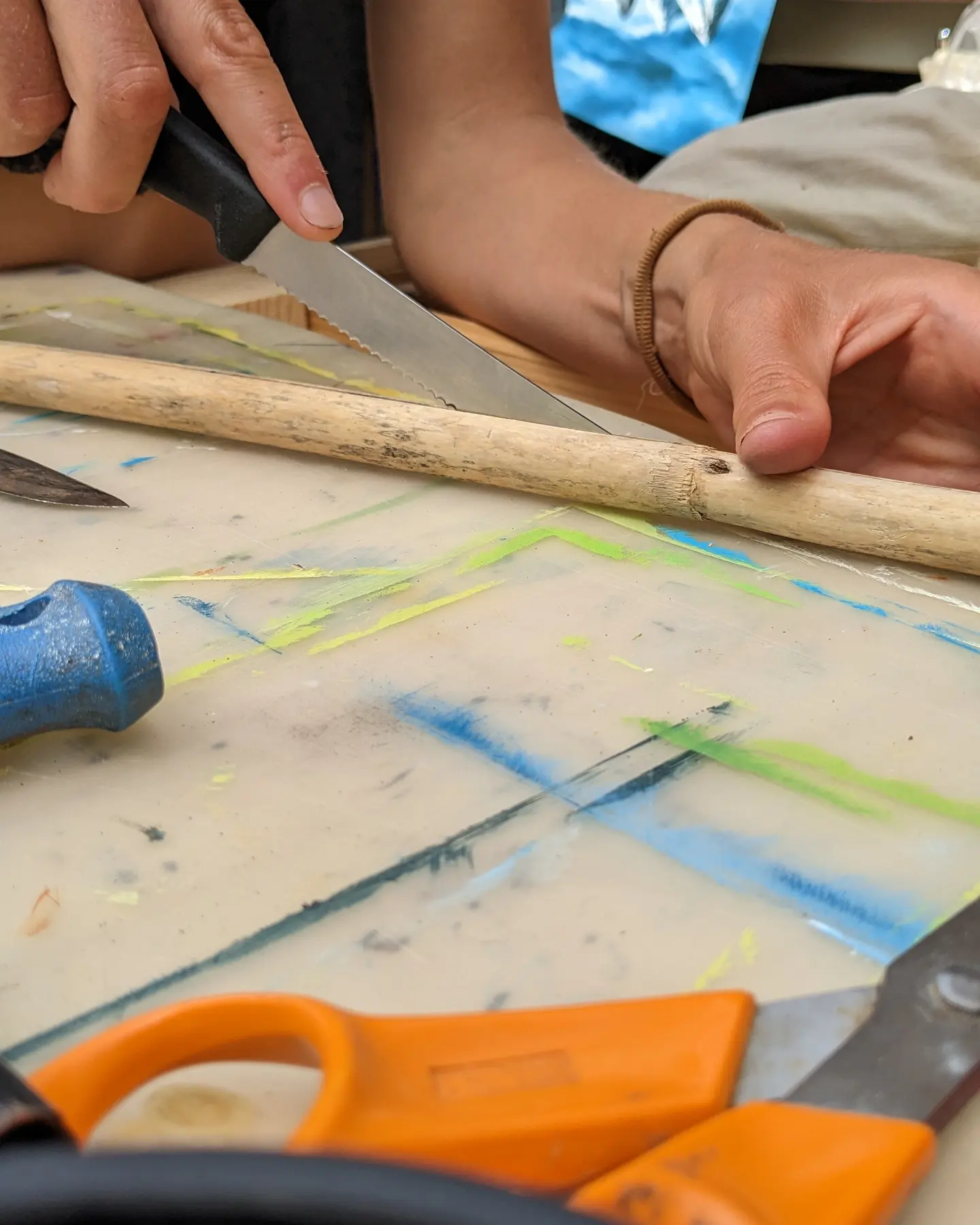 bamboo frame vanlife artist