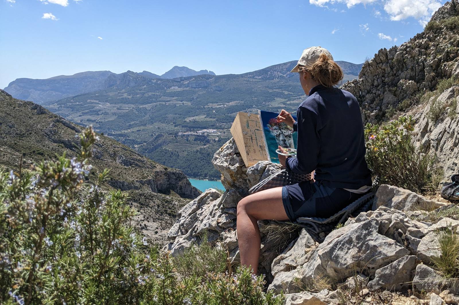 castell de castells outdoor painting