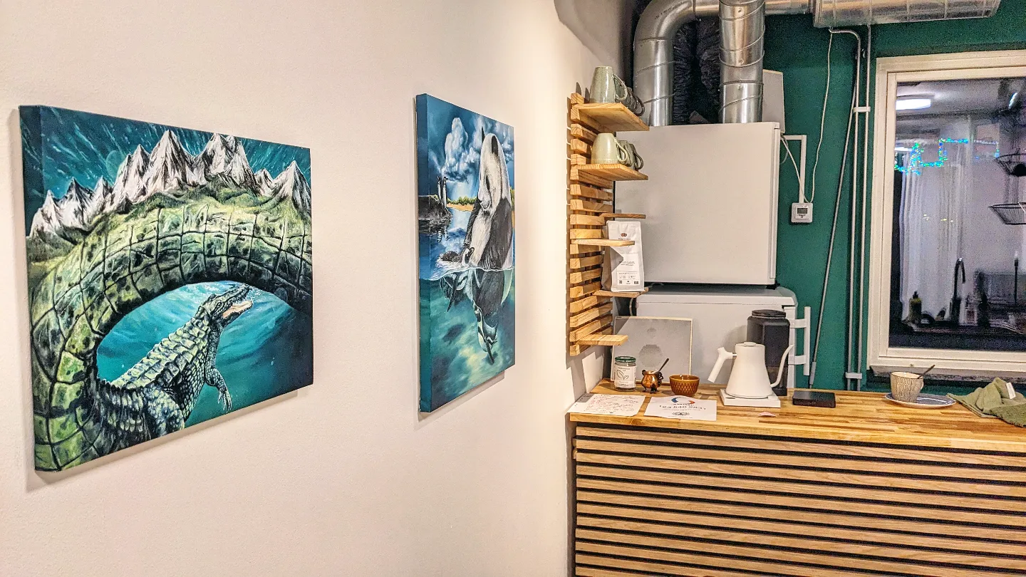 drawing Inre Natur cafékväll Örebro konstnär