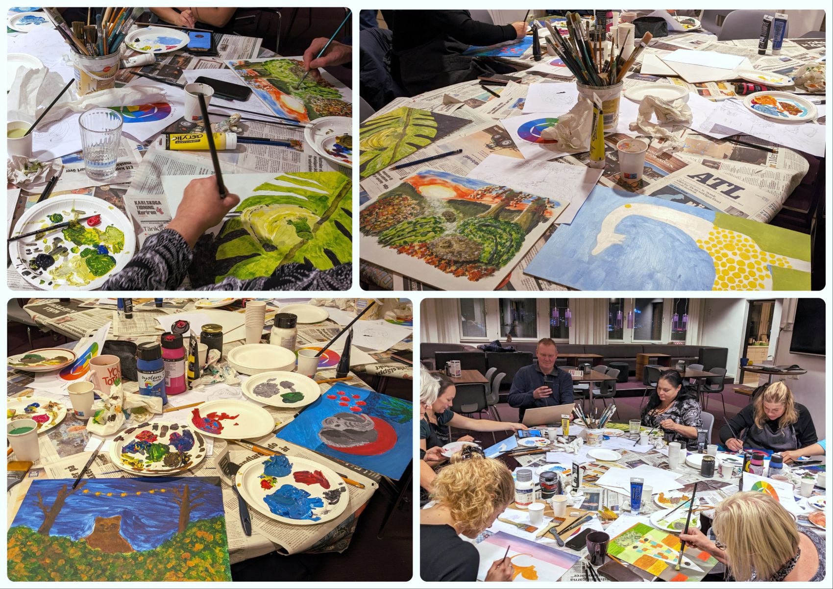 Länsstyrelsen Örebro konst workshop