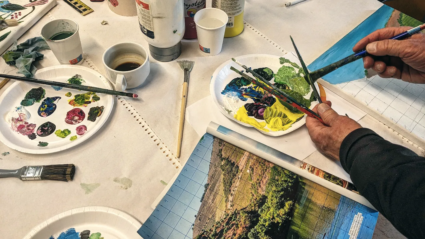 workshop acrylics beginner
