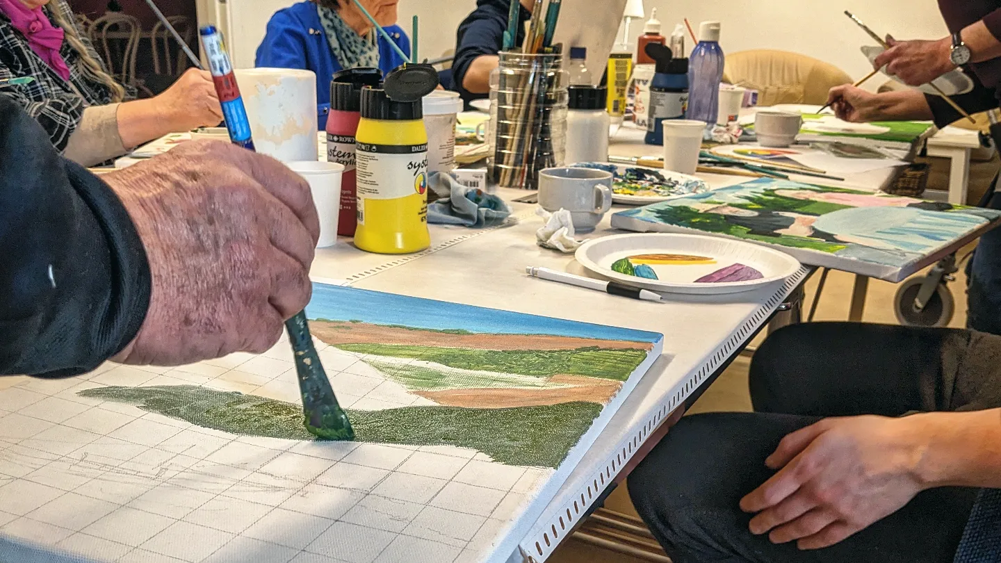 workshop acrylics beginner