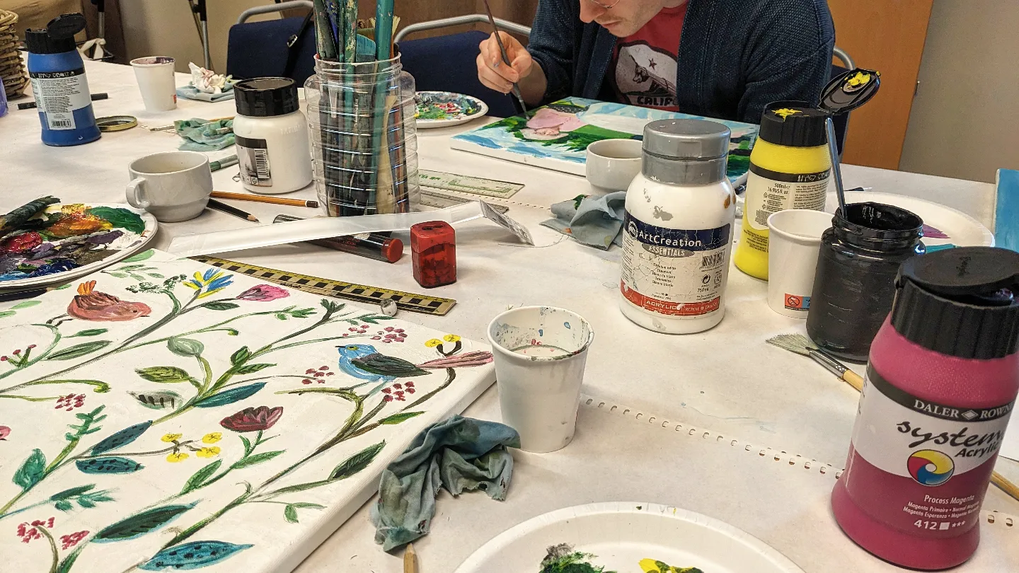 workshop acrylics beginner